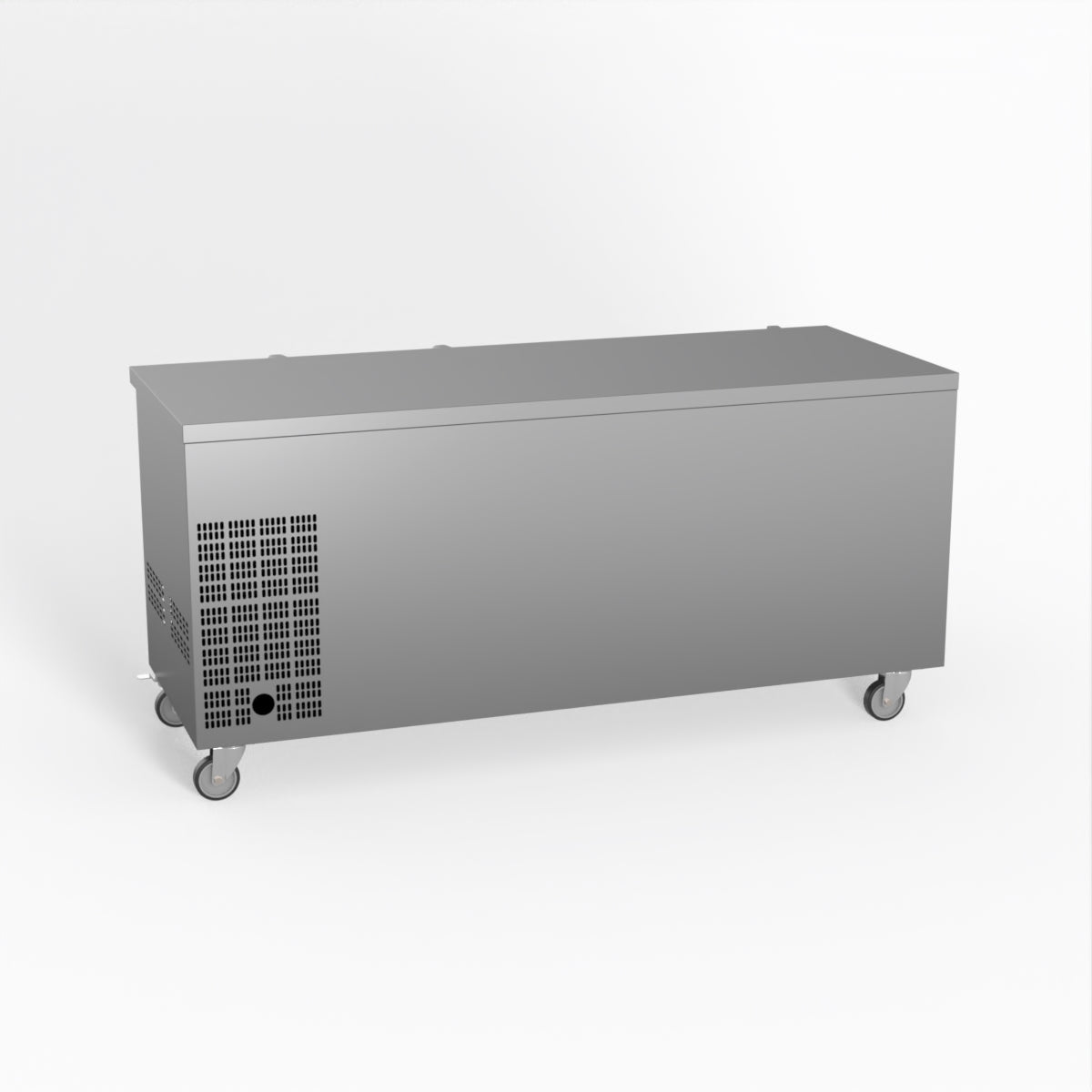 FED-X S/S Three Door Bench Fridge 180cm 10Amp