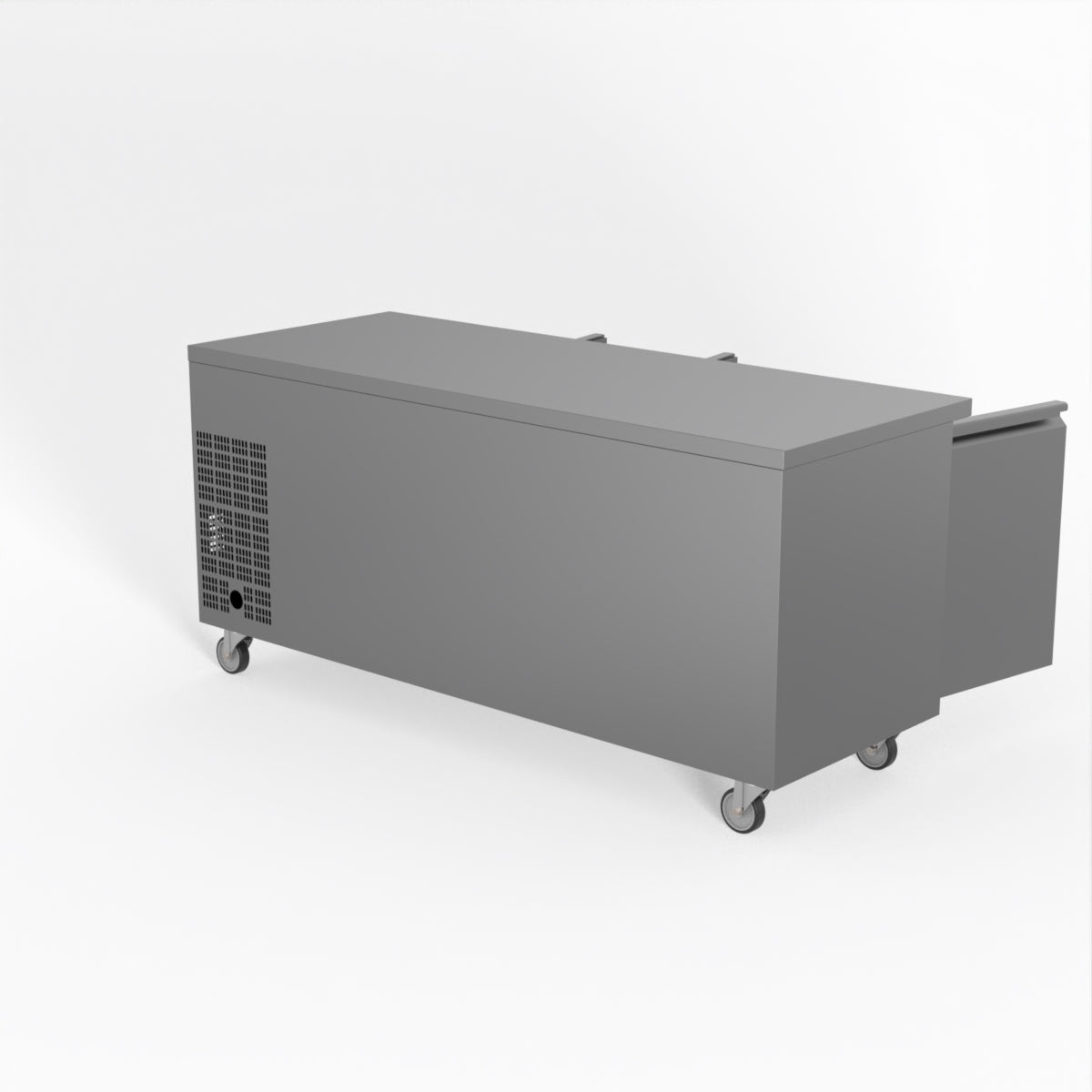 FED-X S/S Three Door Bench Fridge 180cm 10Amp