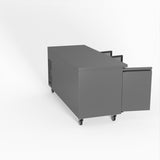 FED-X S/S Three Door Bench Fridge 180cm 10Amp