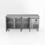 FED-X S/S Three Door Bench Fridge 180cm 10Amp