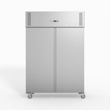FED-X S/S Double Door Upright Fridge 134cm 10Amp