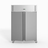 FED-X S/S Double Door Upright Fridge 134cm 10Amp