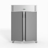 FED-X S/S Double Door Upright Fridge 134cm 10Amp