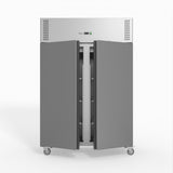 FED-X S/S Double Door Upright Freezer 134cm 10Amp