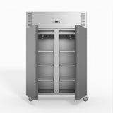 FED-X S/S Double Door Upright Fridge 134cm 10Amp
