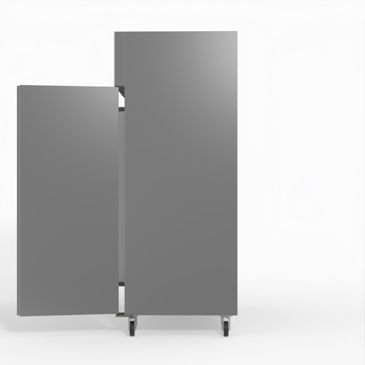 FED-X S/S Double Door Upright Fridge 134cm 10Amp