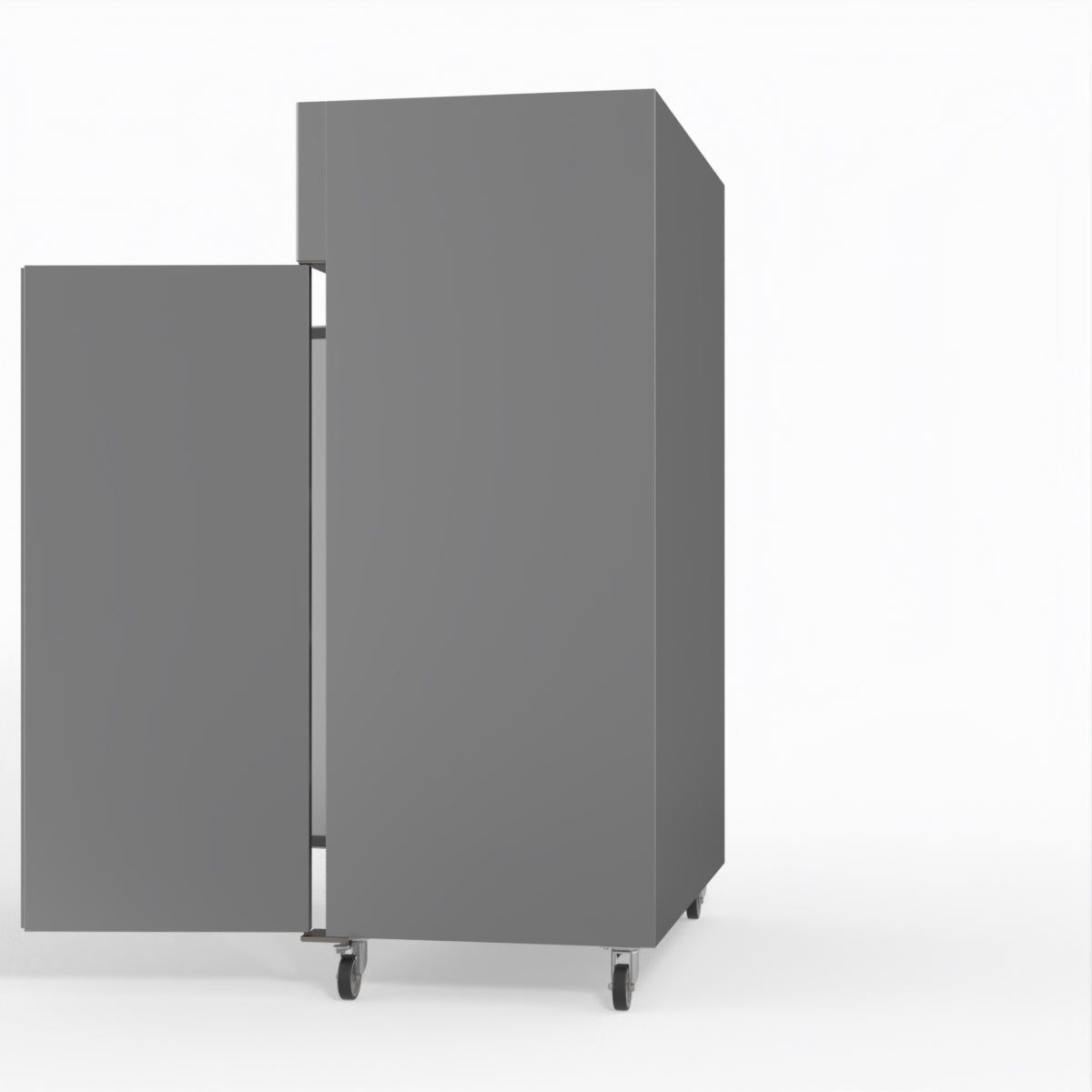 FED-X S/S Double Door Upright Fridge 134cm 10Amp