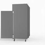 FED-X S/S Double Door Upright Freezer 134cm 10Amp