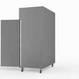 FED-X S/S Double Door Upright Fridge 134cm 10Amp