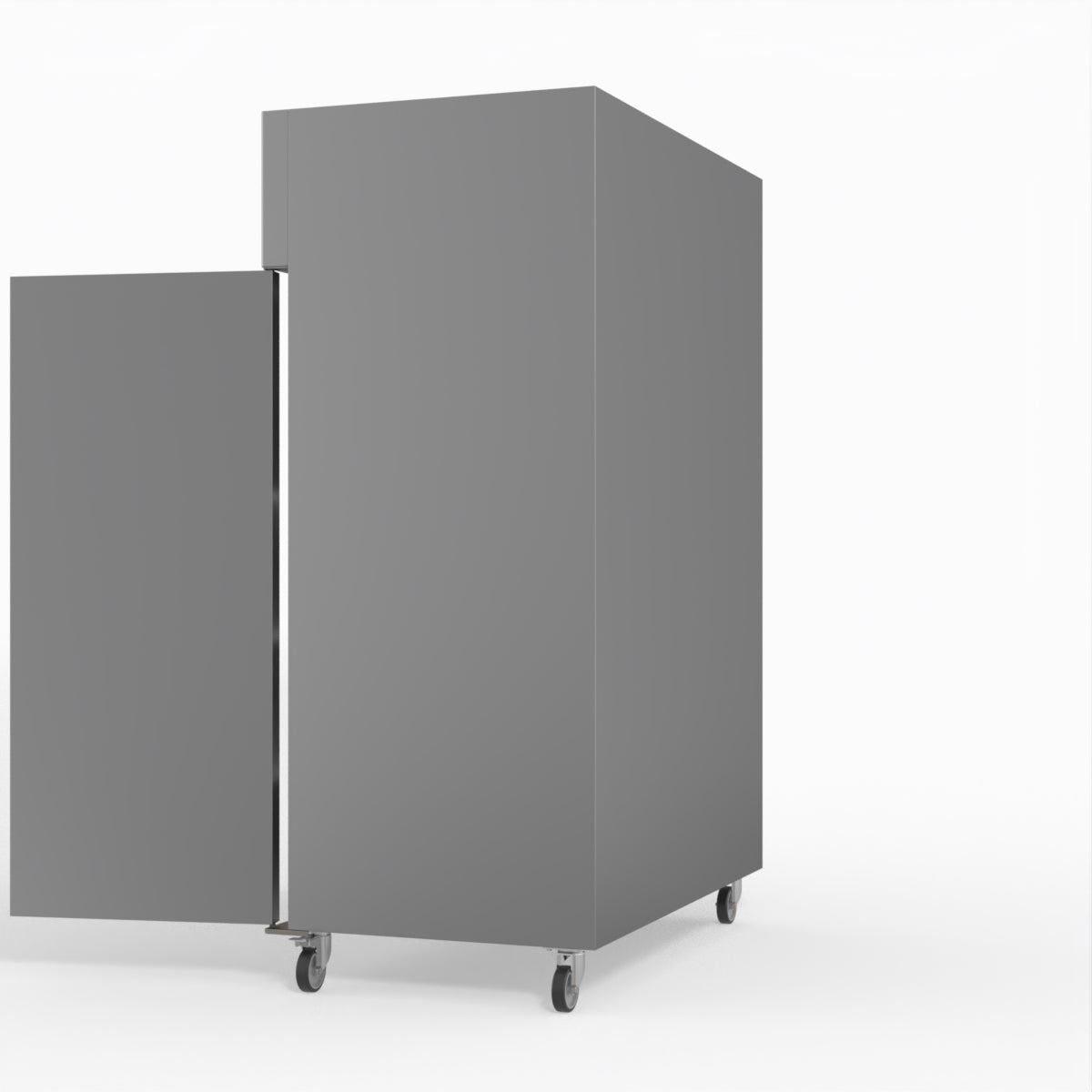 FED-X S/S Double Door Upright Fridge 134cm 10Amp