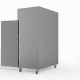 FED-X S/S Double Door Upright Fridge 134cm 10Amp