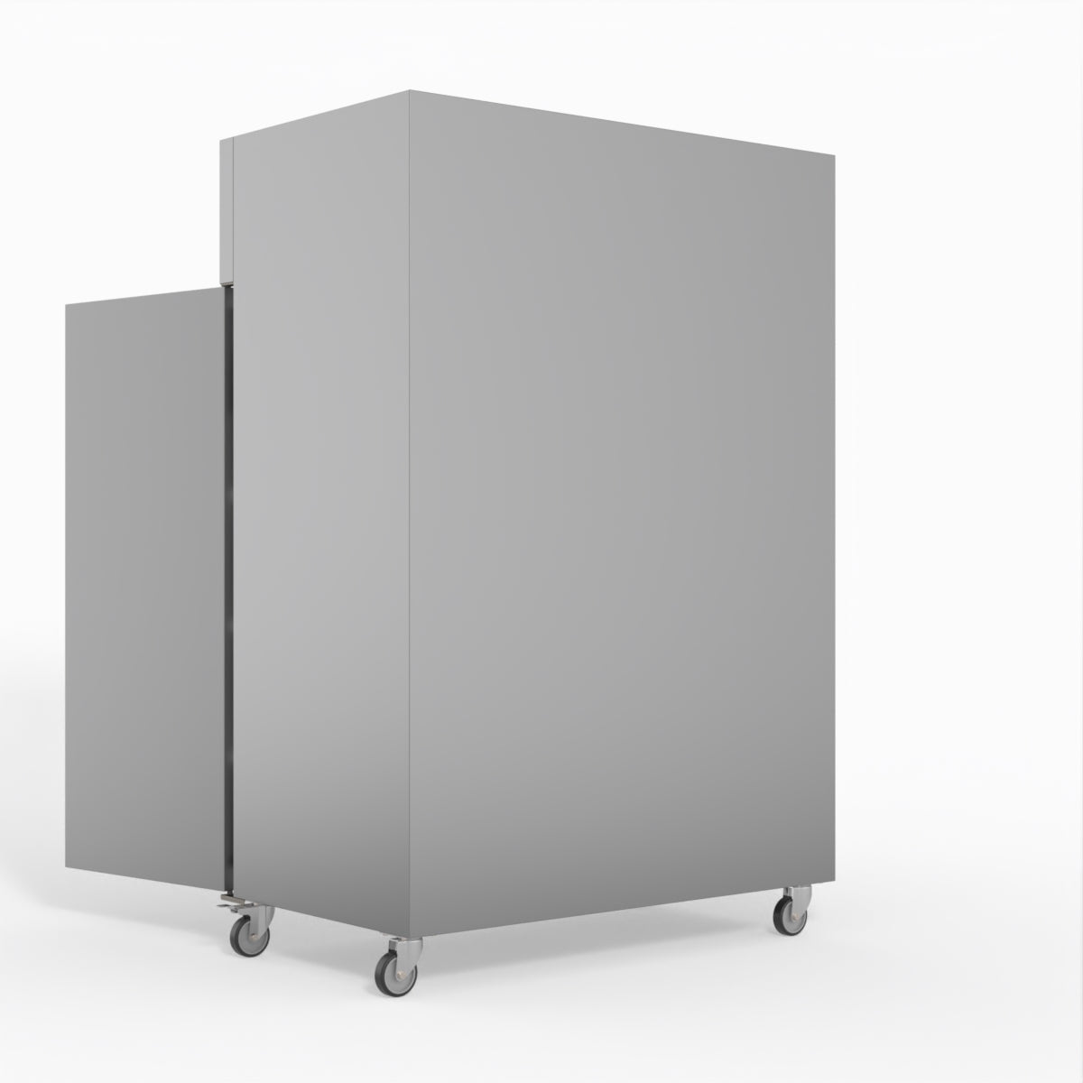 FED-X S/S Double Door Upright Freezer 134cm 10Amp