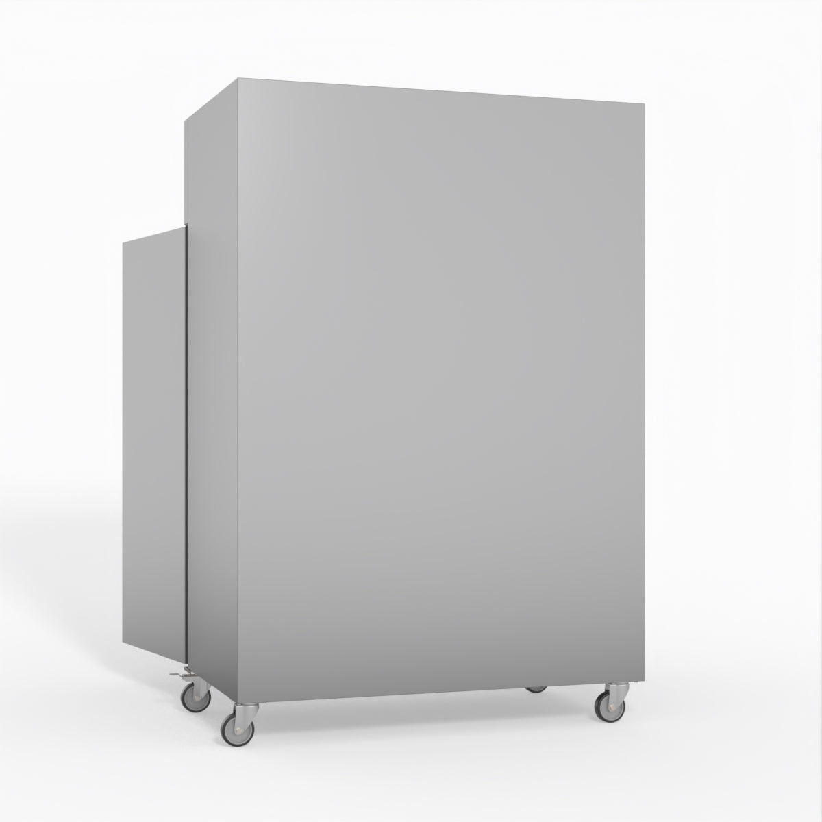 FED-X S/S Double Door Upright Fridge 134cm 10Amp