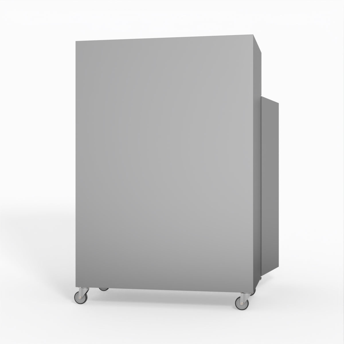 FED-X S/S Double Door Upright Fridge 134cm 10Amp