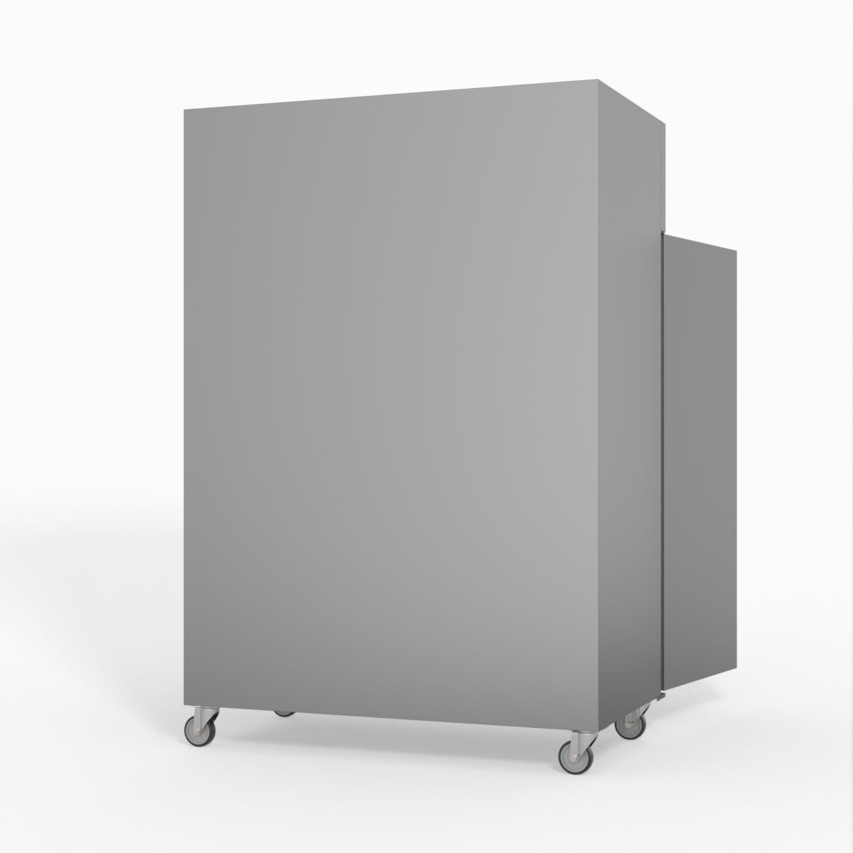FED-X S/S Double Door Upright Fridge 134cm 10Amp