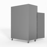 FED-X S/S Double Door Upright Freezer 134cm 10Amp
