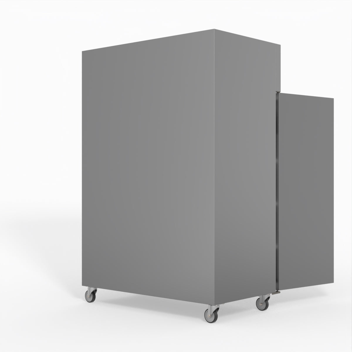 FED-X S/S Double Door Upright Freezer 134cm 10Amp