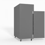 FED-X S/S Double Door Upright Fridge 134cm 10Amp