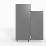 FED-X S/S Double Door Upright Fridge 134cm 10Amp
