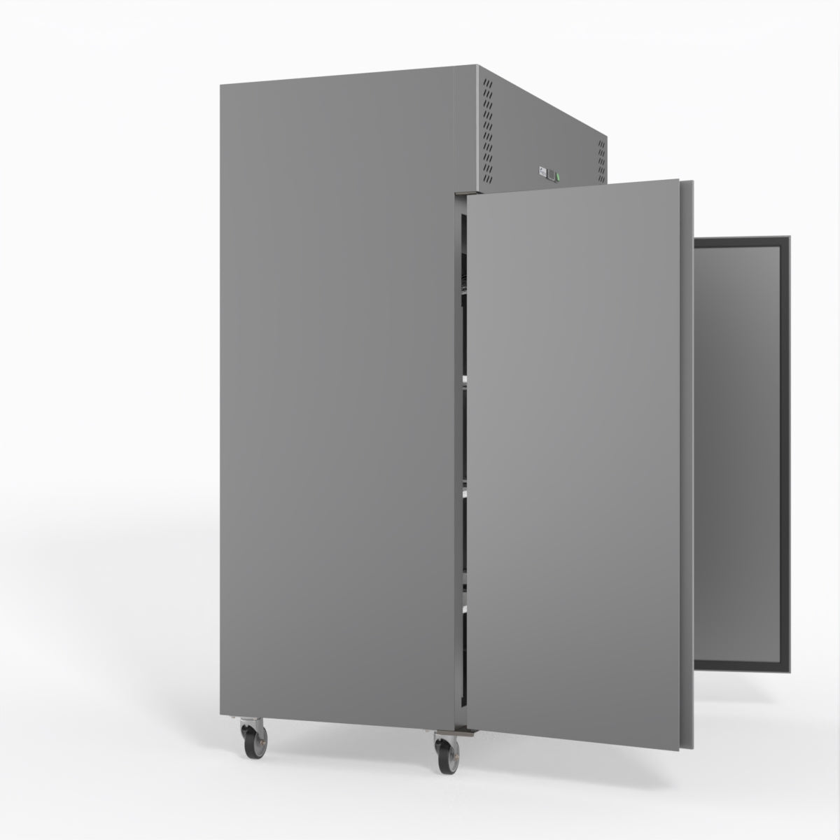 FED-X S/S Double Door Upright Freezer 134cm 10Amp