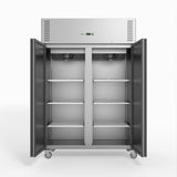 FED-X S/S Double Door Upright Freezer 134cm 10Amp