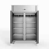 FED-X S/S Double Door Upright Freezer 134cm 10Amp