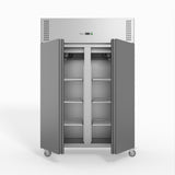 FED-X S/S Double Door Upright Fridge 134cm 10Amp