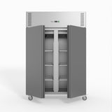 FED-X S/S Double Door Upright Freezer 134cm 10Amp