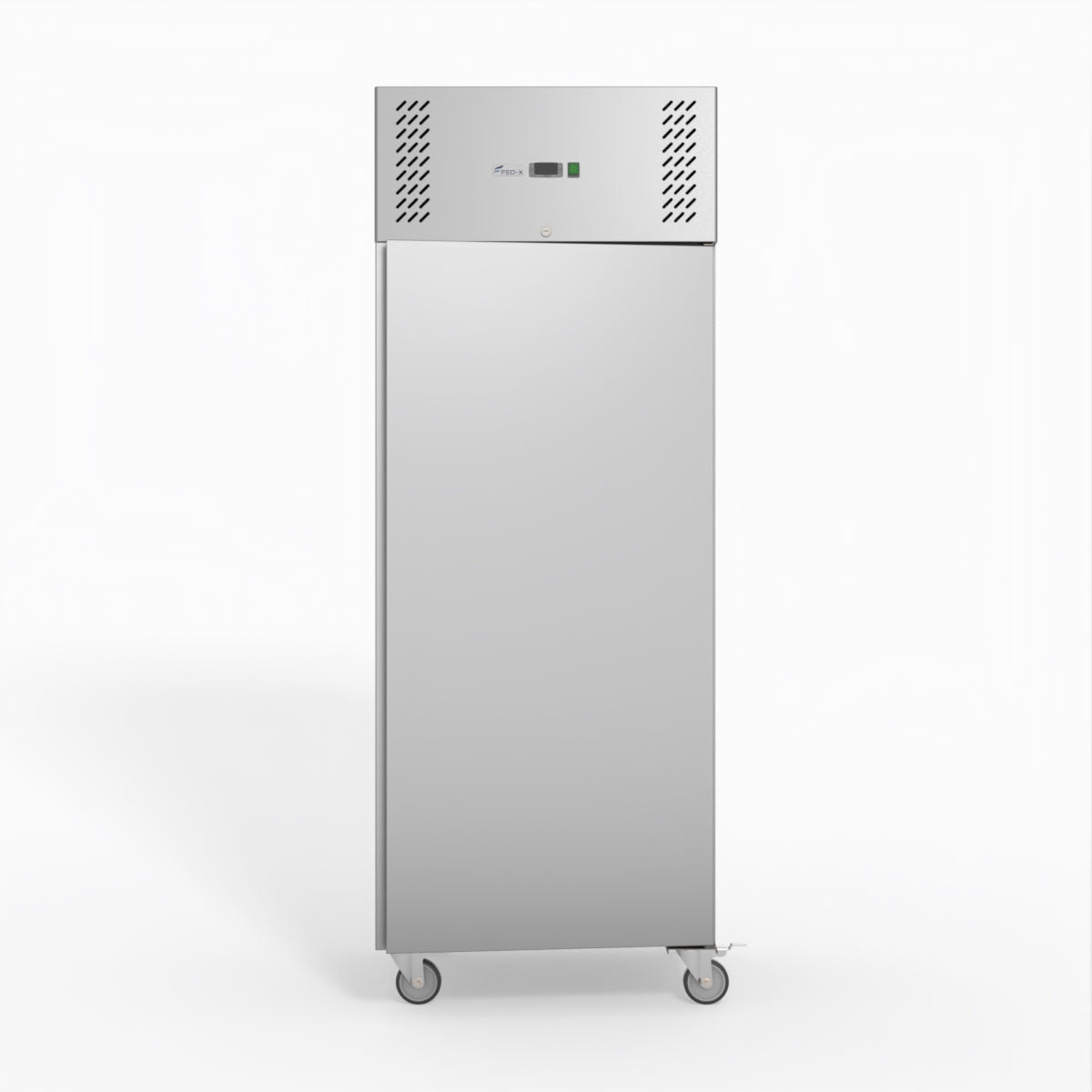 FED-X S/S Single Door Upright Fridge 74cm 10Amp