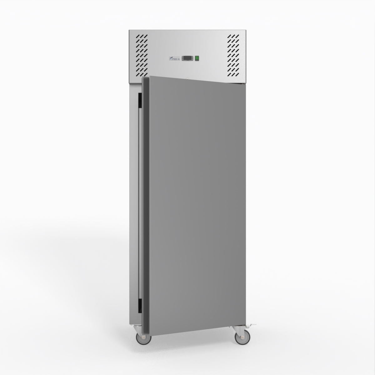 FED-X S/S Single Door Upright Fridge 74cm 10Amp