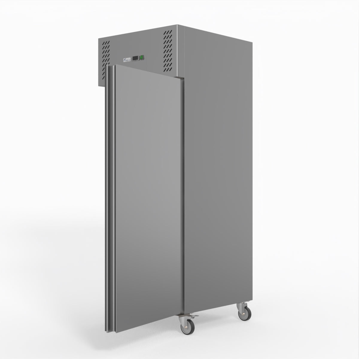 FED-X S/S Single Door Upright Fridge 74cm 10Amp