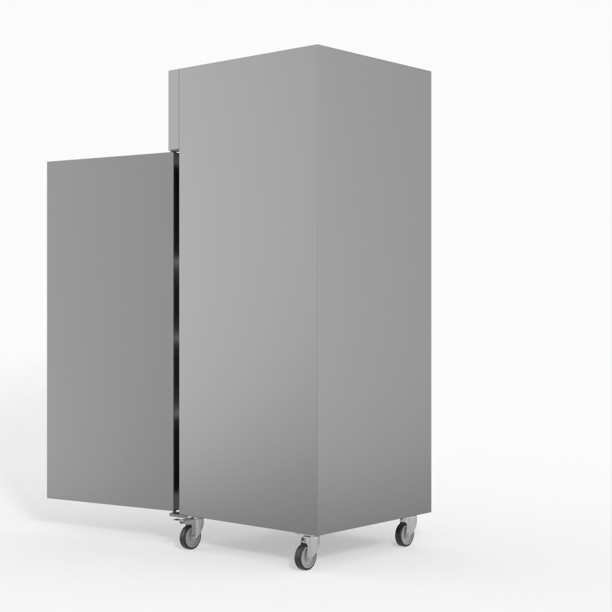 FED-X S/S Single Door Upright Fridge 74cm 10Amp