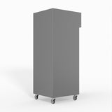 FED-X S/S Single Door Upright Fridge 74cm 10Amp