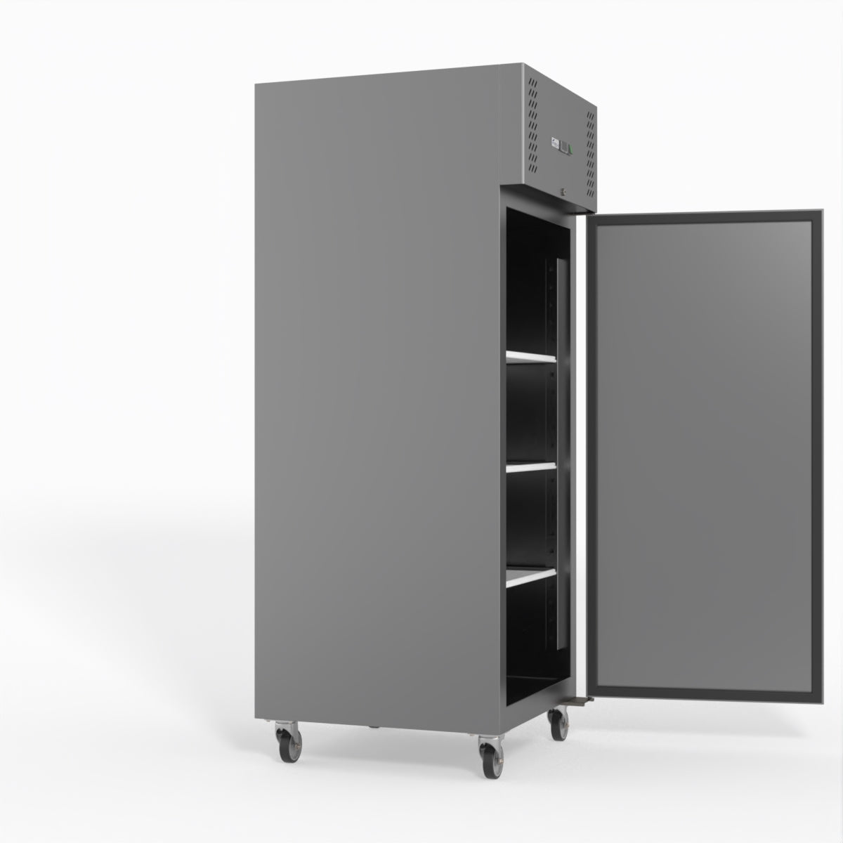 FED-X S/S Single Door Upright Fridge 74cm 10Amp
