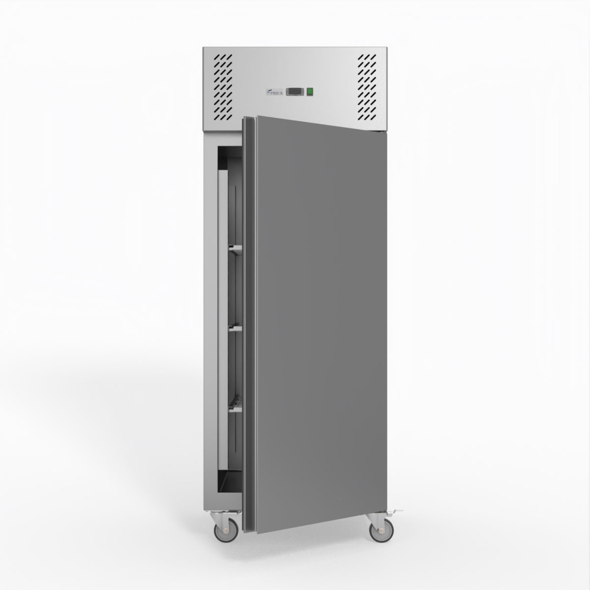 FED-X S/S Single Door Upright Fridge 74cm 10Amp