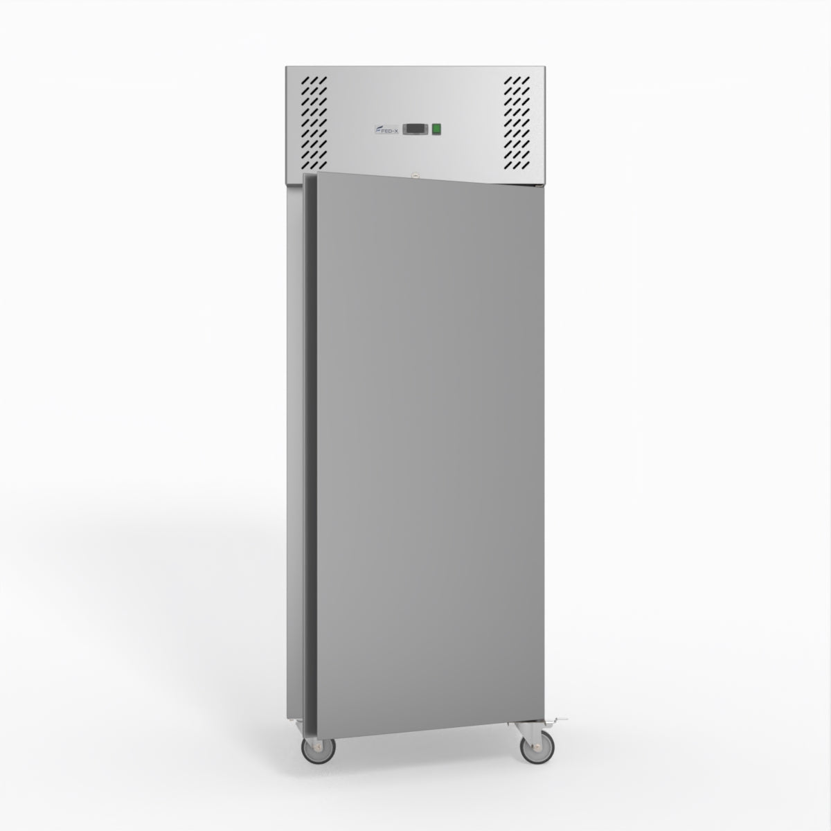 FED-X S/S Single Door Upright Fridge 74cm 10Amp
