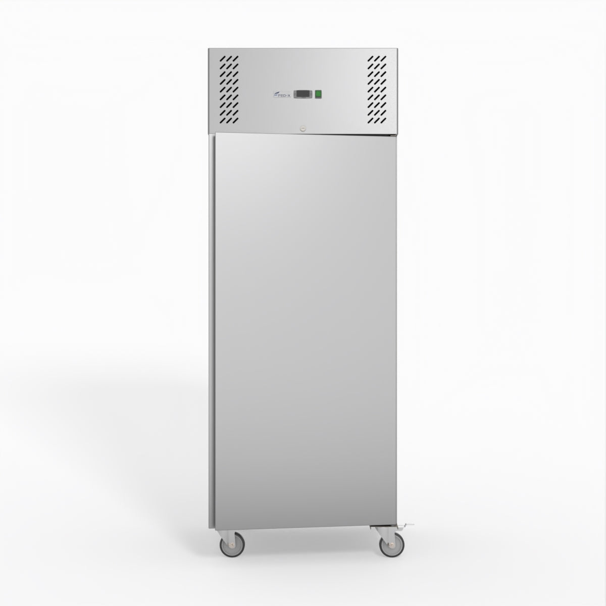 FED-X S/S Single Door Upright Fridge 74cm 10Amp