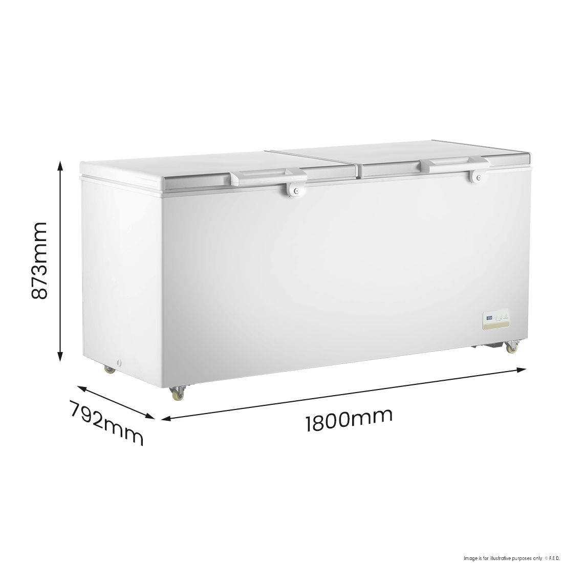 Thermaster 600L Chest Freezer 10Amp