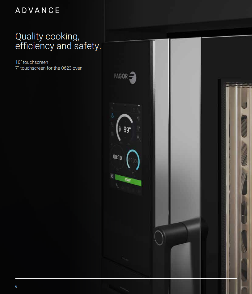 Fagor 10 Tray Combi Oven on Stand with Canopy LPG + 10Amp