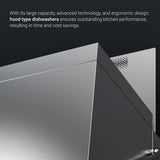 Fagor Steam Capture Pass-Through Dishwasher 15Amp