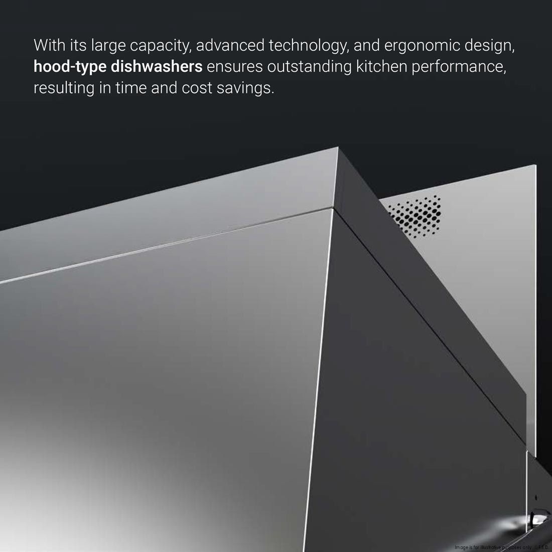 Fagor Steam Capture Pass-Through Dishwasher 15Amp