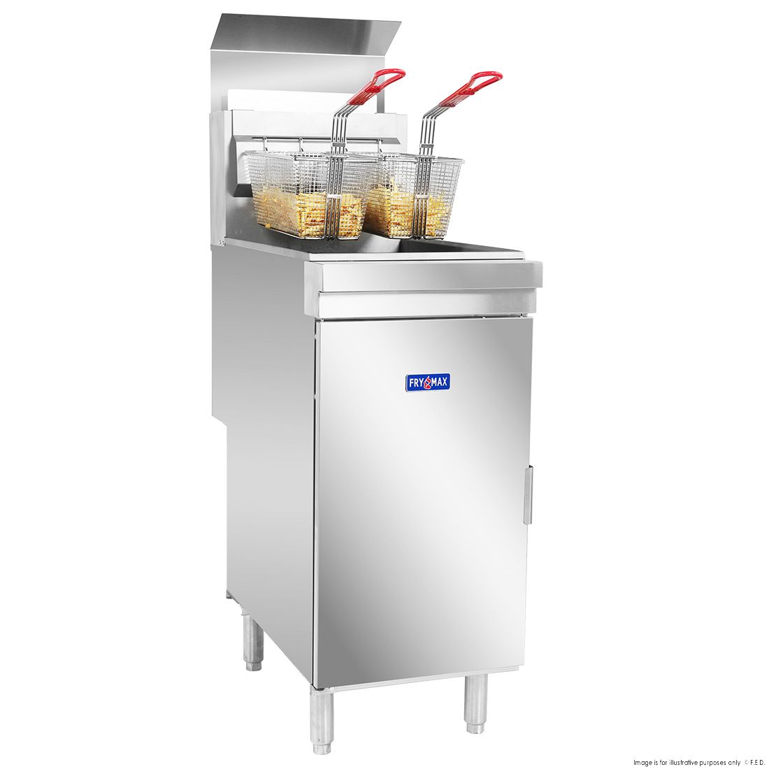 Superfast LPG Deep Fryer 40 X 76cm 120MJ/h