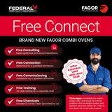 Fagor Ikore Concept 6 Tray Combi Oven LPG + 15Amp