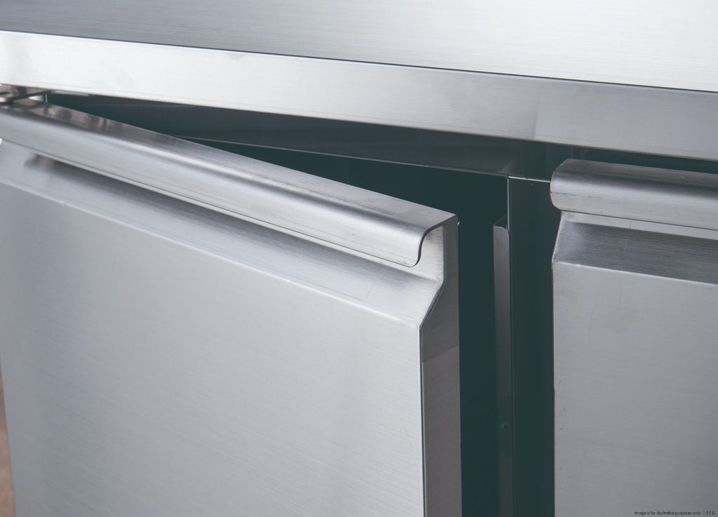 FED-X S/S Two Door Bench Freezer 136cm 10Amp