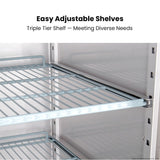 FED-X S/S Single Door Upright Fridge 74cm 10Amp
