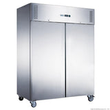FED-X S/S Double Door Upright Freezer 134cm 10Amp